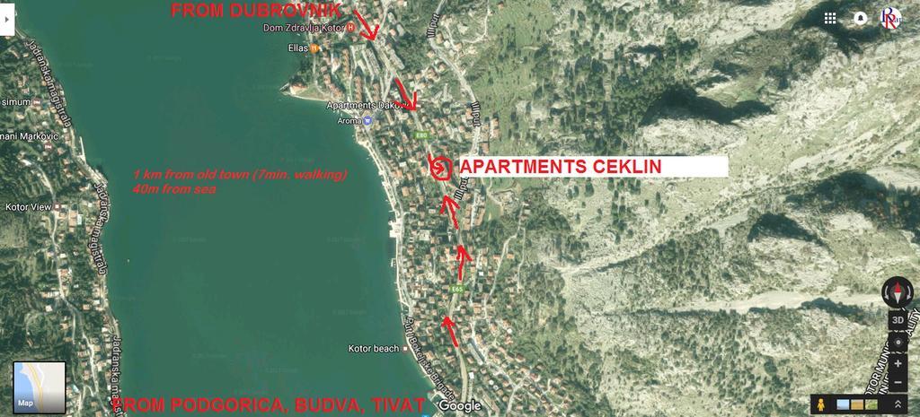 Apartments Ceklin Котор Екстериор снимка